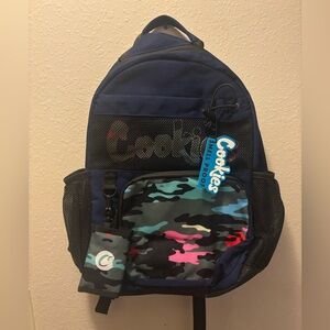 Cookies Navy Blue Camo Accent Men's Backpack